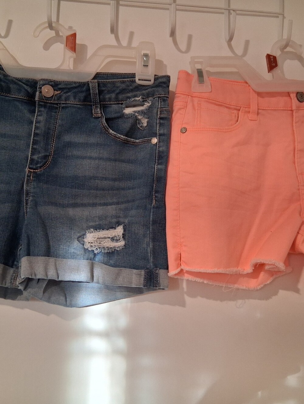 Arizona Girls Pink Denim Cutoff Shorts - Casual Summer Style Bundle